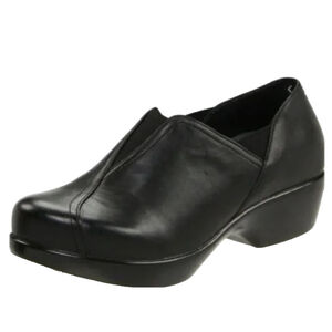 Dansko Women Shoe Arden Size 8.5M EUR 39 Black Slip On Loafer Clog